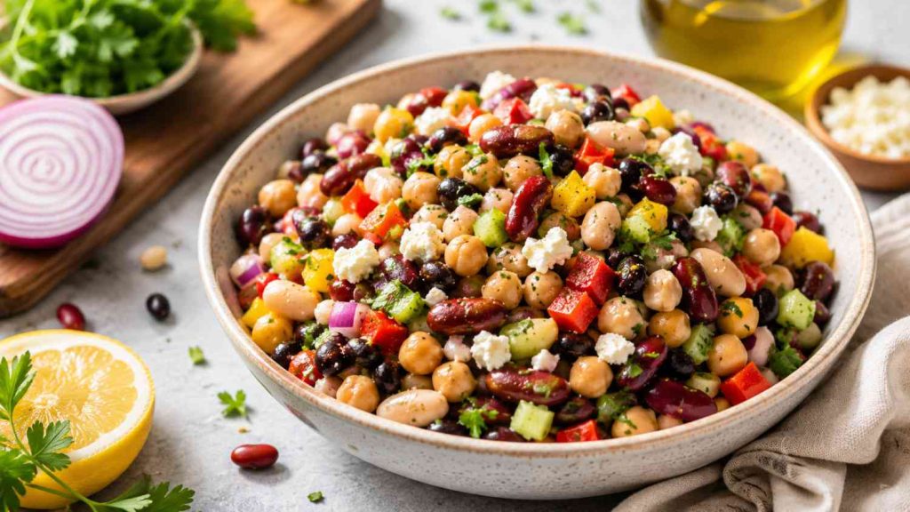 salad dense bean salad